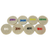 Monkey Diamond Floor Pads 5 inch 8 pad combo for polishing stone or concrete 