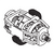 Betco E8892600 Motor Brush Drive