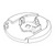 Betco E2264500 Brush Base for Stealth DRS21BT 