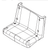 Betco E2030400 Seat Back