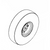 Betco E8773500 Wheel Assembly 10 inch Foam Filled Non Marking for Watchman 28