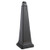 Rubbermaid Groundskeeper smokers ashtray steel, black