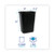 Boardwalk wastebasket rectangle 6 to 10 gallon plastic, black