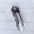Three-Piece Polystyrene Cutlery Kit in use