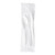 Boardwalk BWK3KITHVYWH Three-Piece Polystyrene Cutlery Kit bag