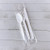 Boardwalk BWK3KITHVYWH Three-Piece Polystyrene Cutlery Kit in use