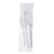 Three-Piece Polystyrene Cutlery Kit bags