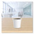 Single-Sided Poly Paper Hot Cups in use