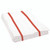 Antimicrobial Foodservice Wipers, 1-Ply, 12 x 21, Red/White