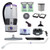 ProTeam backpack vacuum 107681 GoFree FlexPro II HEPA 12ah battery powered 6 quart with 10700 Xover teloscoping want kit and 101613 tool includes