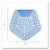 Boardwalk BWK1004 Anti Splash Urinal Screen measurements