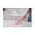 Boardwalk BWK16PINCLOTHV2 Microfiber Cleaning Cloths in use 2