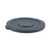 Boardwalk BWK32GLWRLIDG Lids for 32 gal Waste Receptacle Flat Top Round Plastic Gray