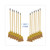 Boardwalk BWKBRMAXIL Corn Fiber Angled Head Lobby Brooms