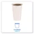 Boardwalk BWKWHT16HCUP Paper Hot Cups front