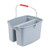 Rubbermaid 262888gra double pail bucket 19 quart with