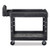 Rubbermaid 4546bla heavy duty utility cart
