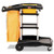 Rubbermaid 9t72 microfiber janitor cart high capacity