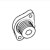 NaceCare 15433 brush pulley for AVB12QX Floor scrubber