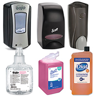 Hand Soap Refills, Dispensers