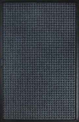 MA Matting WaterHog Squares Classic Floor Mat 4 x 6 Medium Gray