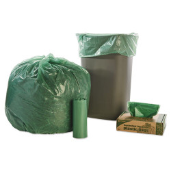 Commercial trash bags 13 gallon 24x30 .8 mil case of 45