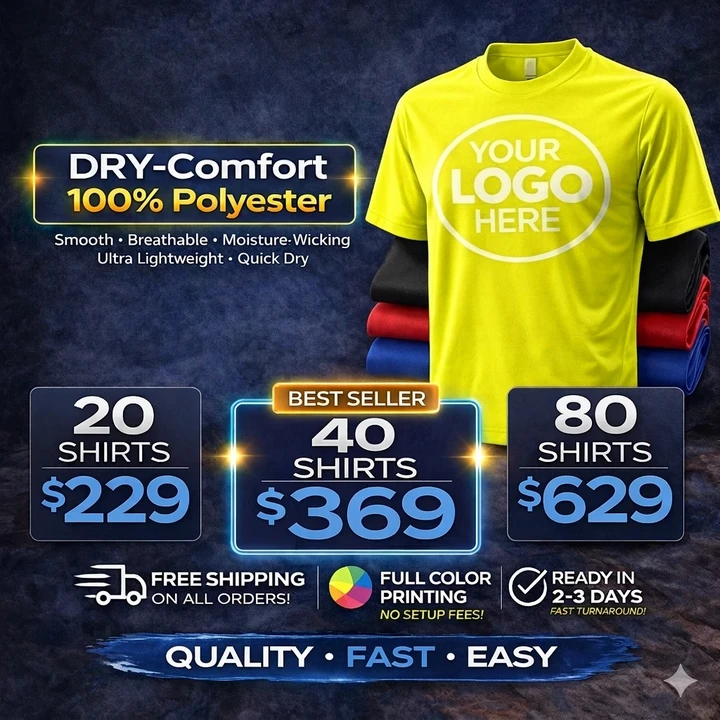 Dry-Comfort T-Shirt Package