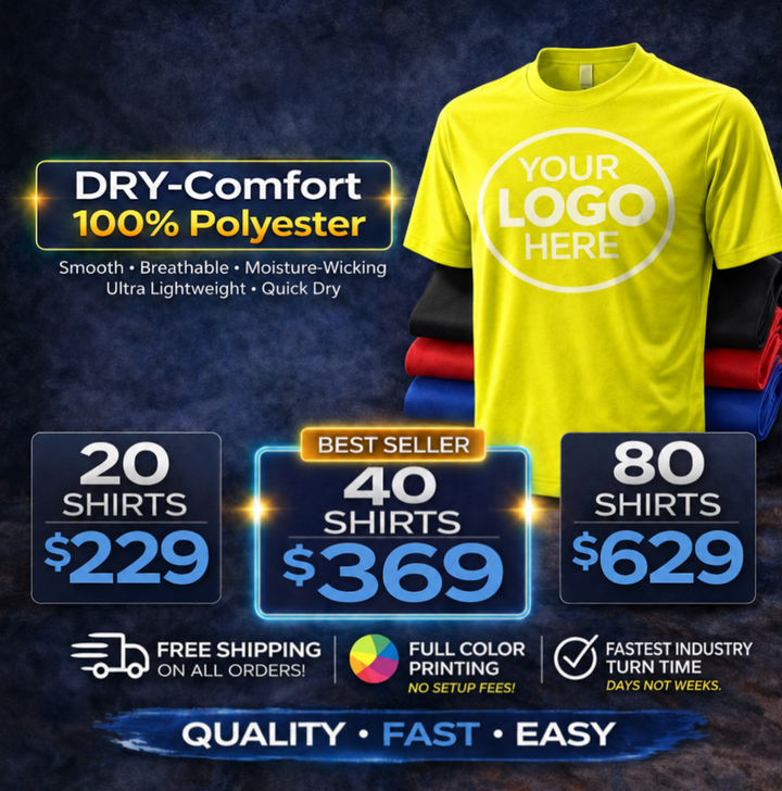Dry-Comfort T-Shirt Package