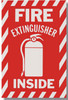 BL116 - Fire Extinguisher Inside Vinyl 6" x 9"