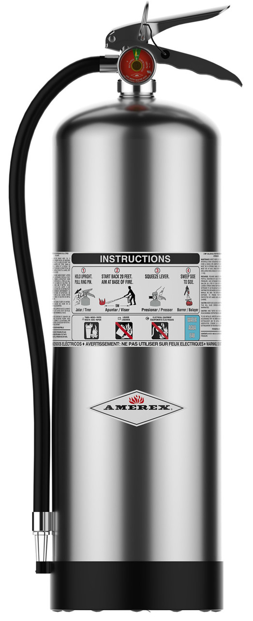 Amerex 2.5 Gal. Water Pressure Fire Extinguisher