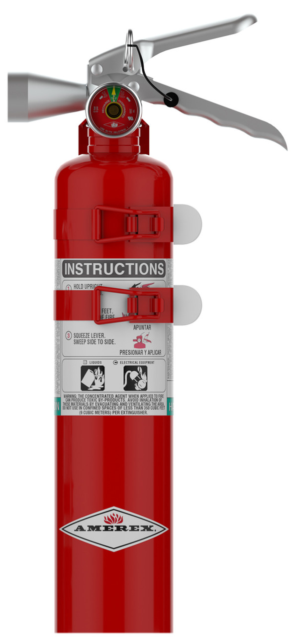 Amerex B385TS - 2.5 lb Halotron Fire Extinguisher