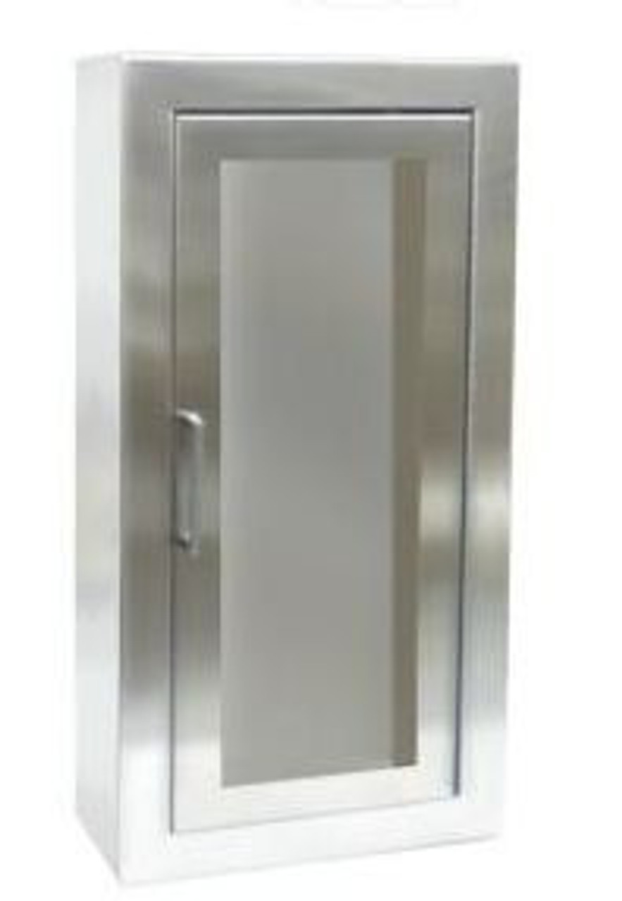 Stainless Steel Semi Recessed Cabinet - 1037G10