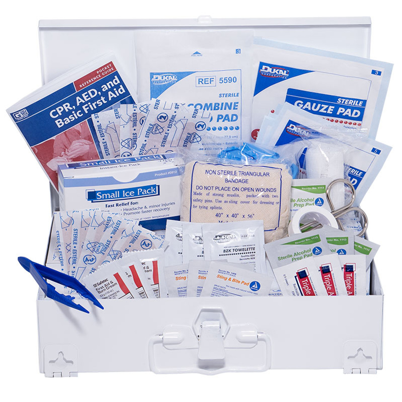 First Aid Kit Steel - 25 Person