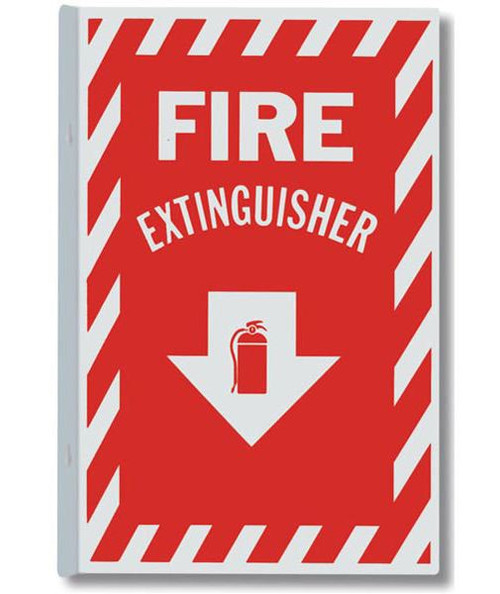 AWM114 - Aluminum Fire Extinguisher Sign 8" x 12" AWM114 - Aluminum Fire Extinguisher Sign 8" x 12"