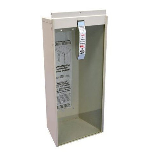 9752 Potter Roemer Metal 10 LB Fire Extinguisher Cabinet 9752 Potter Roemer Metal 10 LB Fire Extinguisher Cabinet