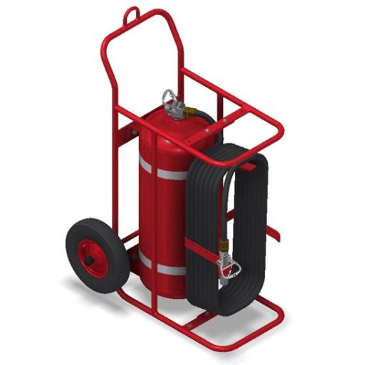Amerex 674 150 LB Halotron Wheeled Fire Extinguisher