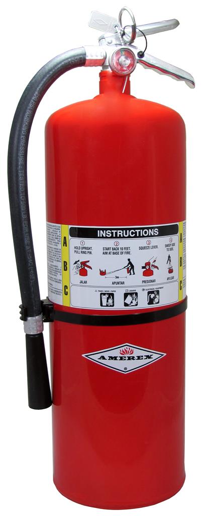 Amerex B441 Amerex 10 LB. ABC Fire Extinguisher - UL Rating 4a80BC