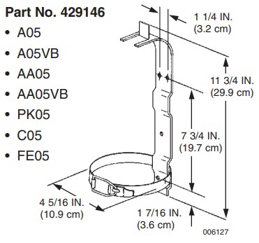 Ansul Sentry Bracket 429146