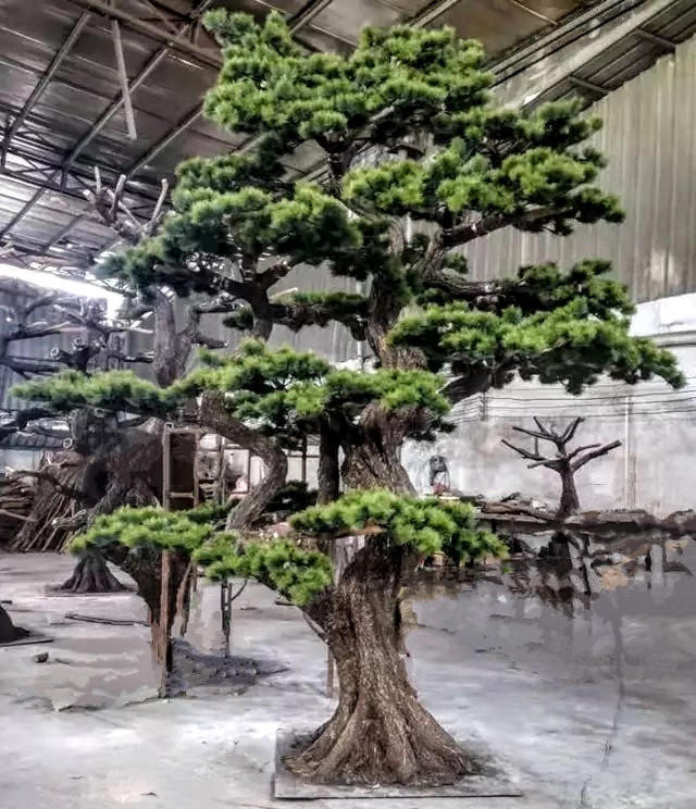 Indoor Realistic Life-Size Artificial Bonsai Tree Lifelike