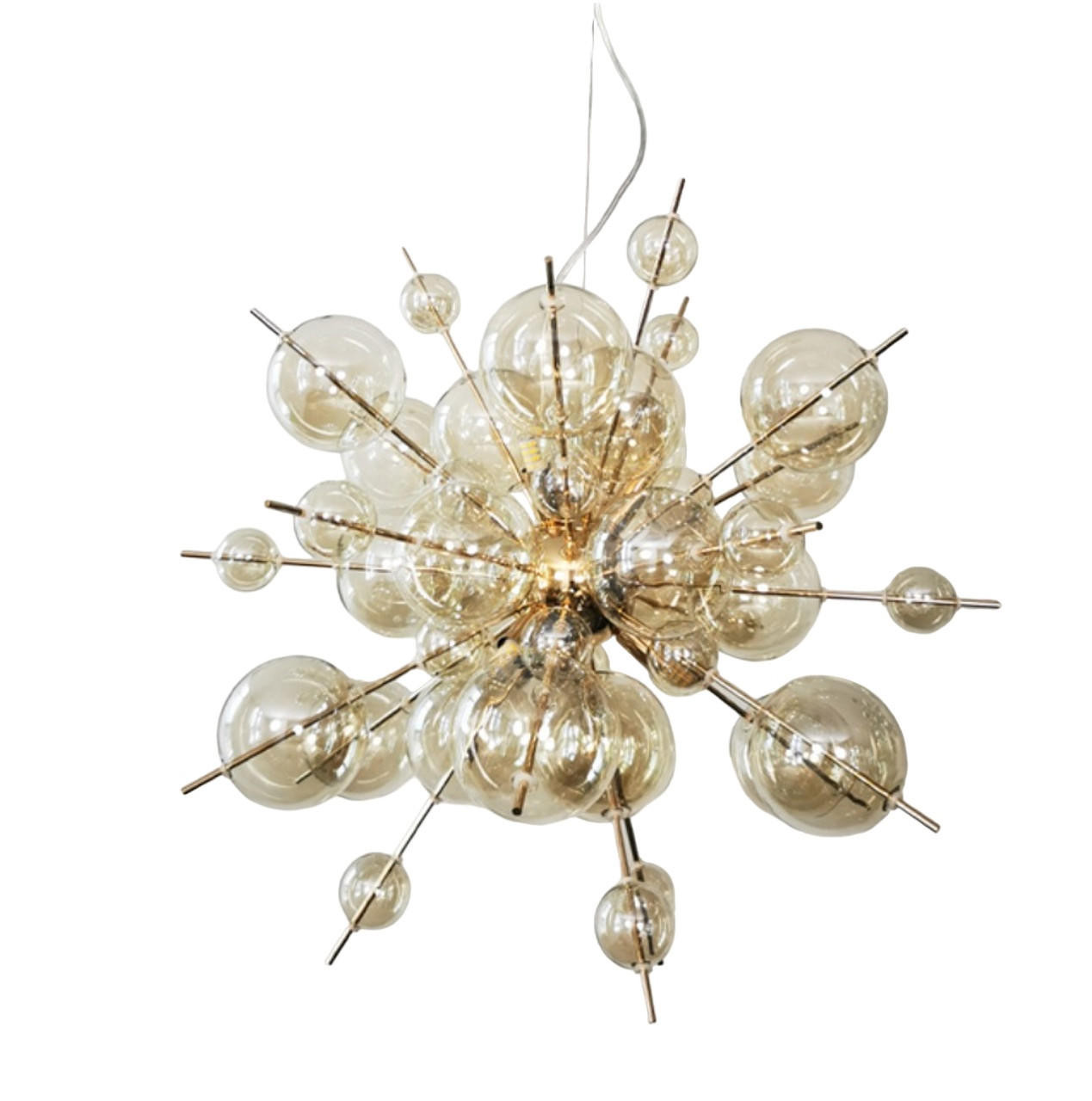 Aura Unique Modern Glass Bubble Chandelier - Bubble Light