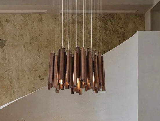 Nodi: Wood Modern Chandelier Contemporary Wood Chandelier