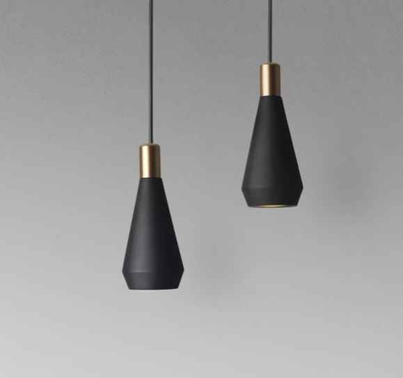 Nino: Sleek Black Small Pendant Light Luxury Island Lighting for
