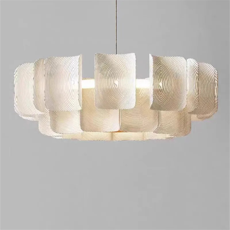 Modern Luxury Led large Chandelier Wabi Sabi Pendant Light for Living ...