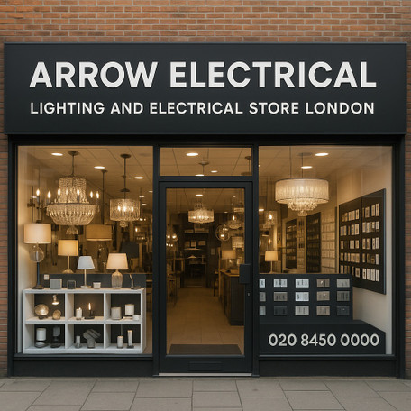 Arrow Electrical Lighting and Electrical Store London Stores - Historia, tjänster, projekt och produktsortiment