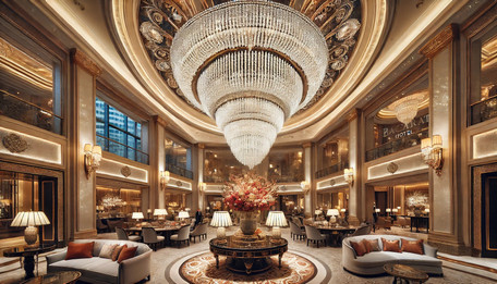 Chandeliers in Hospitality Design: Case Study of Baccarat Hotel New York City