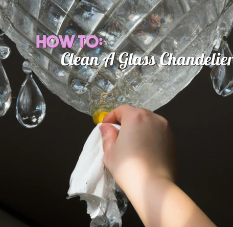 How to clean a glass chandelier