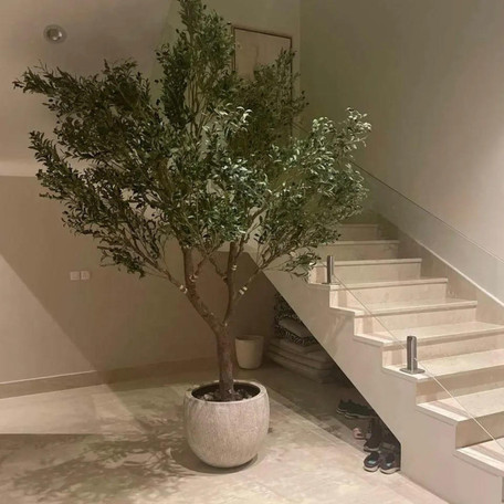 Transform Your Space with the Ori Faux Olive Tree: Lifelike Greenery for Restaurants, Offices and Homes