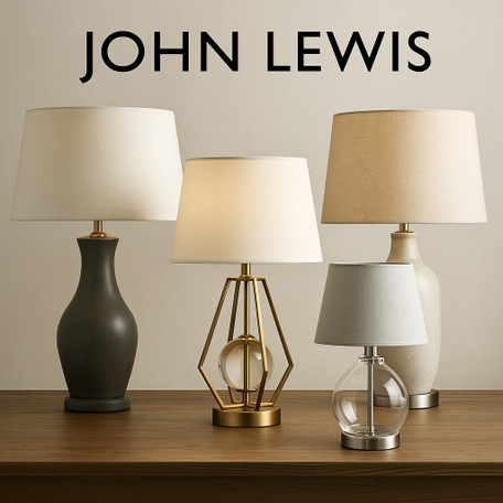 From Statement Pieces to Subtle Glow: John Lewis Lighting Table Lamps That Transform Any Room