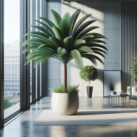 Styling Tips for an Artificial Palm Tree in Planter