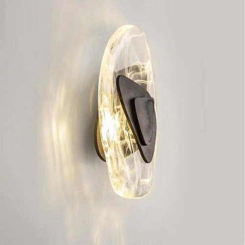 Malia Stone Wall Sconce Lighting - Wall Lamp Modern - Stone Wall Lights - Contemporary Wall Lights For Living Room